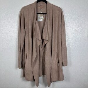 Barefoot Dreams Regular CozyChic
Lite Ribbed Island Wrap Cardigan Size 1X